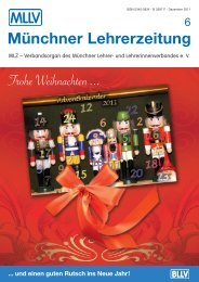 MLZ-Ausgabe Nr. 6 - 2011 - MLLV - BLLV