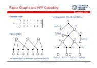 Factor Graphs and APP Decoding