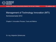 Management of Technology Innovation (MTI) - Vodafone Chair ...