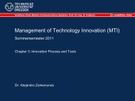 Management of Technology Innovation (MTI) - Vodafone Chair ...