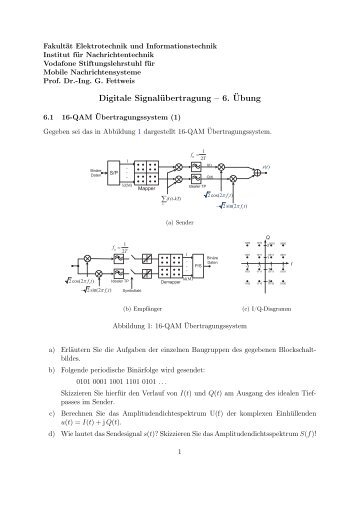 Digitale Signalübertragung – 6. Übung