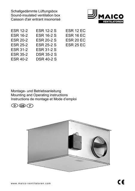 ECA piano - MAICO Ventilatoren