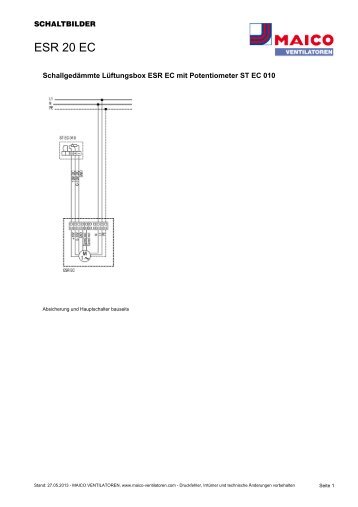 ESR 20 EC - MAICO Ventilatoren