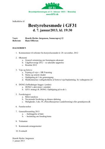 Referat - GF31