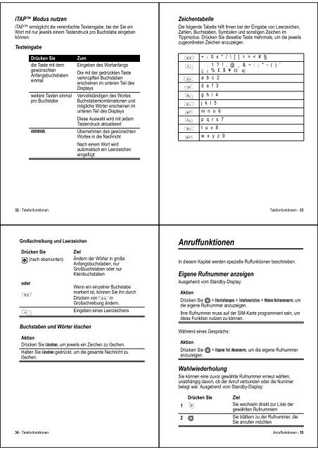 Bedienungsanleitung - Hilfe & Services - Tchibo