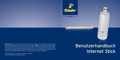 Benutzerhandbuch Internet Stick - Tchibo