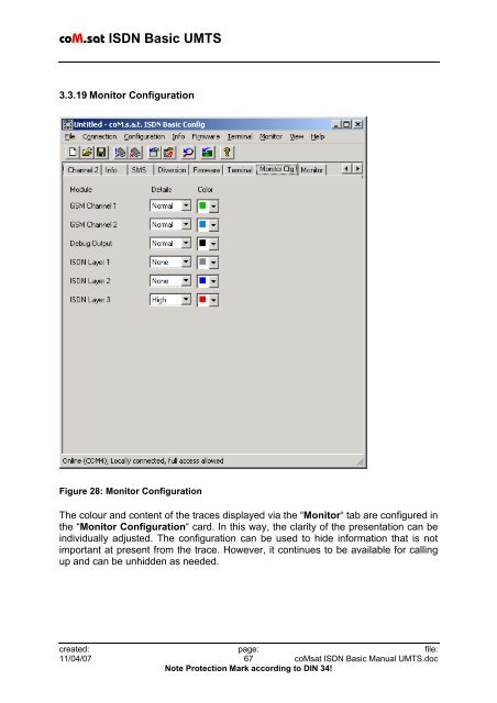 coM.sat ISDN Basic UMTS