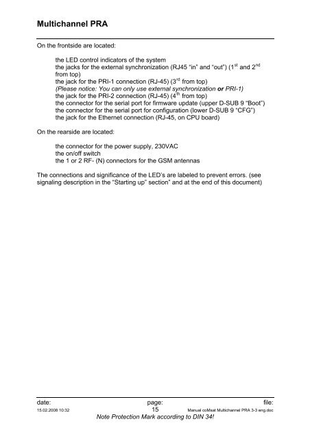 coMsat Multichannel PRA