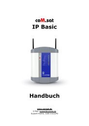 Handbuch coMsat IP BASIC Version 1.15 - coM.sat - Clevere ...