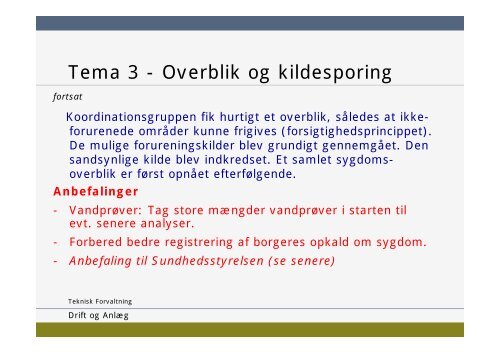 Forureningen af drikkevandet fra Vandværket Lyngen i Køge ...