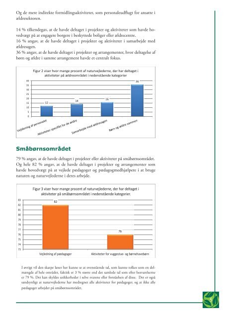 Se rapport med eksempler på naturvejledernes mange ... - Friluftsrådet