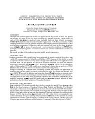 Genetic parameters for production traits and somatic cell ... - CGIL