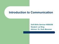 Introduction to Communication - IIG