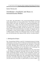 NormKörper: ›Geschlecht‹ und ›Rasse‹ in biomedizinischen ... - IIG