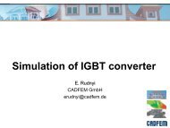 Simulation of IGBT converter - Model Order Reduction