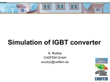 Simulation of IGBT converter - Model Order Reduction