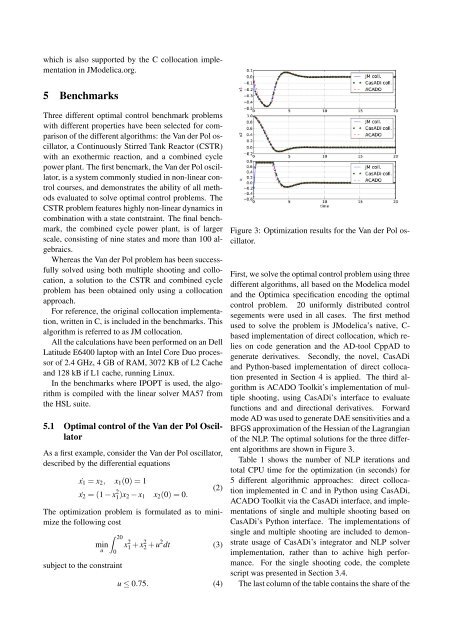 Integration of CasADi and JModelica.org - Automatic Control