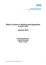 Contents Barking Dagenham