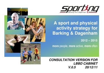 Sport Strategy (App. 1) - London Borough of Barking and Dagenham