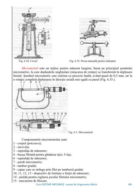 Curs SISTEME MECANICE - Modulul 5