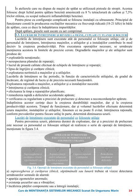 curs mentenanta sistemelor mecanice - Modulul 5