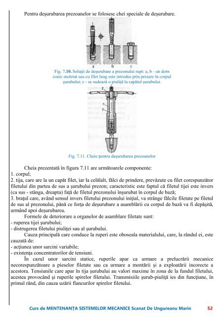 curs mentenanta sistemelor mecanice - Modulul 5