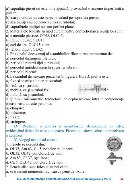 curs mentenanta sistemelor mecanice - Modulul 5