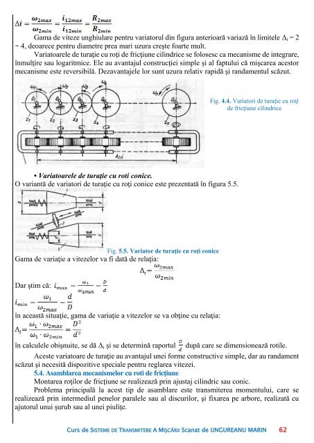 curs sisteme de transmitere a miscarii m1 - Modulul 5