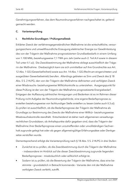 Landesplanerische Beurteilung Vorlage RVS - Moeller-Meinecke.de