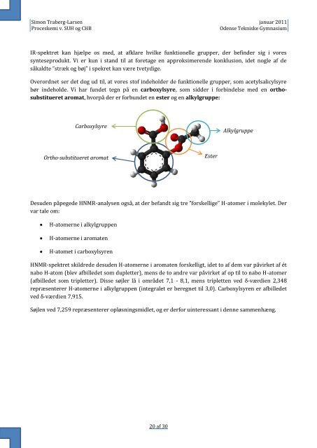 Kemisk syntese: hovedpinetablet [Jan. 2011] - Simon Traberg-Larsen