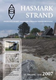 hasmark strand - Andelsselskabet Hasmark Strands Vandforsyning