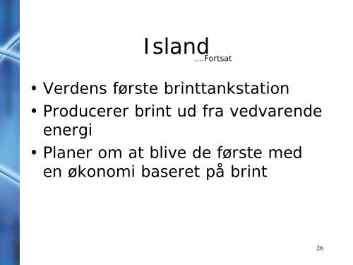 Hvad er brint og kan det bruges I Grønland?