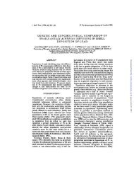 (helix aspersa) differing in shell deposition of lead - Journal of ...