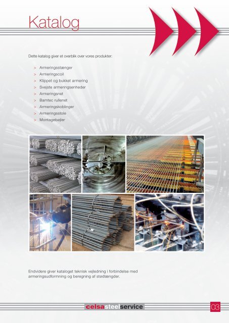 Se vort produktkatalog - Celsa Steel Service