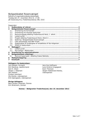 0800 Orgmøde referat offentlig 27-11-12 - Domea
