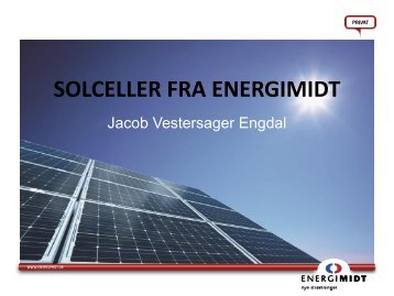 Solceller fra EnergiMidt