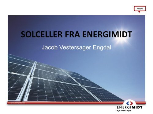 Solceller fra EnergiMidt