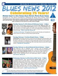 Monroe County's 25th Annual Black History Month Blues Series