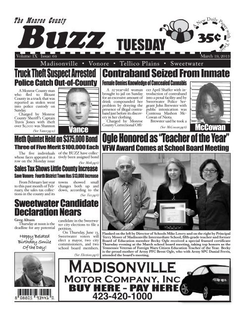 Madisonville - Monroe County Tennessee News, Monroe County ...