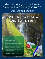 2011 - Monroe County Soil and Water Conservation District