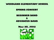 2013 Band Spring Concert - Monroe Township School District