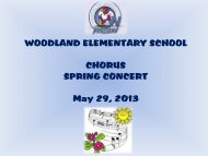 2013 Spring Choral Concert - Monroe Township School District ...