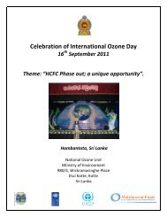 Celebration of International Ozone Day