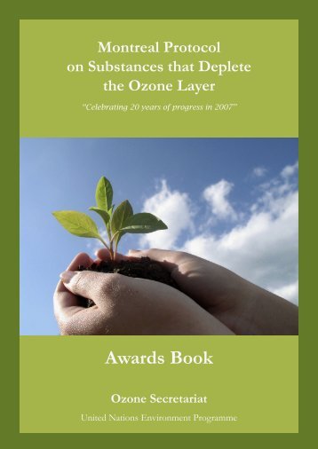 Awards Book - Ozone Secretariat - UNEP