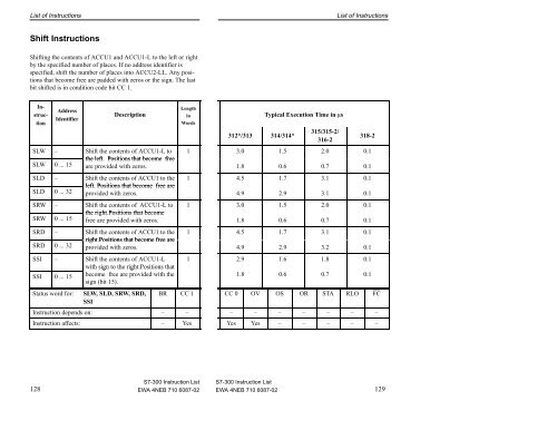 Instruction list for S7-300 - DCE FEL ČVUT v Praze