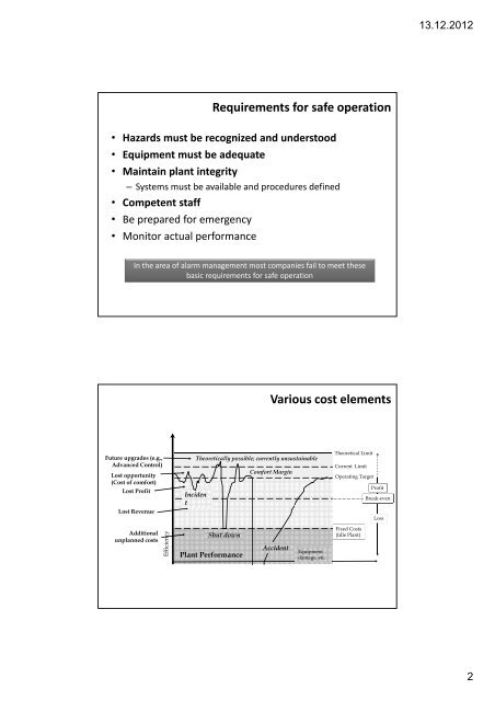 SCADA and Alarm Management - DCE FEL ČVUT v Praze