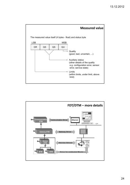 SCADA and Alarm Management - DCE FEL ČVUT v Praze