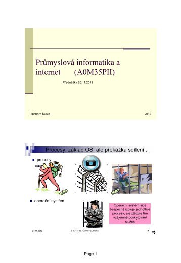 Industrial Automation - DCE FEL ČVUT v Praze