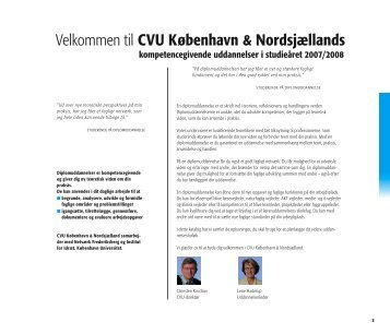 Velkommen til CVU København & Nordsjællands