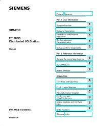 ET 200B Distributed I/O Station - DCE FEL ČVUT v Praze